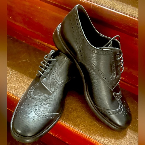 Burberry Black Leather Men's Dress Shoes NWOT - Picture 12 of 16